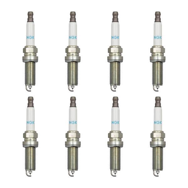 8 Spark Plugs fixed SAE connection 4.7 Ohm NGK for e.g. NISSAN MICRA