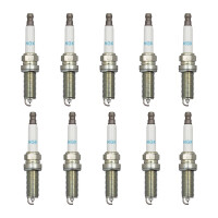10 Spark Plugs fixed SAE connection 4.7 Ohm NGK for e.g....