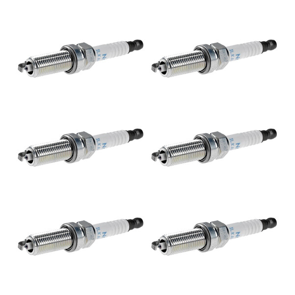 6 Spark Plugs with flat seal seat NGK aftermarket expertise for HONDA ACCORD
