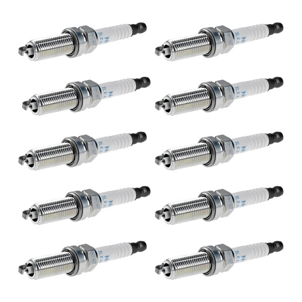 10 Spark Plugs with flat seal seat NGK aftermarket expertise for HONDA ACCORD