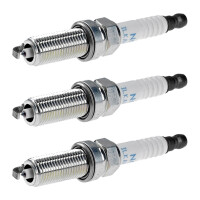 3 Spark Plugs with flat seal seat NGK suitable for...
