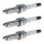3 Spark Plugs with flat seal seat NGK suitable for RENAULT CLIO and others