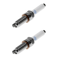 2 Spark Plugs with flat seal seat NGK IAM expertise for...