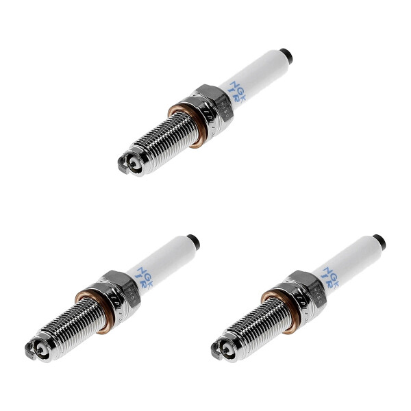 3 Spark Plugs with flat seal seat NGK IAM expertise for AUDI A3 and others