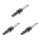 3 Spark Plugs with flat seal seat NGK IAM expertise for AUDI A3 and others