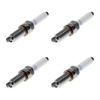 4 Spark Plugs with flat seal seat NGK IAM expertise for...