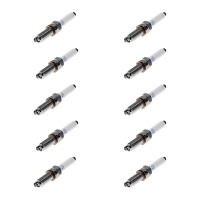 10 Spark Plugs with flat seal seat NGK IAM expertise for...