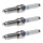 3 Spark Plugs with flat seal seat NGK suitable for SEAT LEON and others