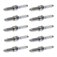 10 Spark Plugs with flat seal seat NGK suitable for SEAT...