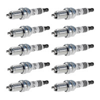 10 Spark Plugs fixed SAE connection NGK Iridium Irimax...
