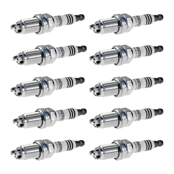 10 Spark Plugs fixed SAE connection NGK Iridium Irimax for e.g. NISSAN