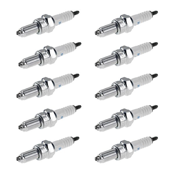 10 Spark Plugs fixed SAE connection NGK aftermarket expertise for e.g. JAGUAR XJ