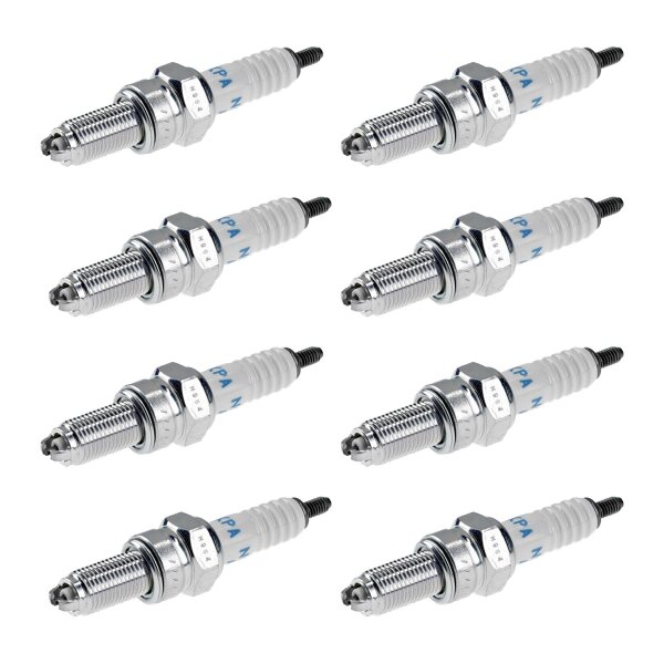 8 Spark Plugs fixed SAE connection NGK suitable for e.g. HYUNDAI SONATA