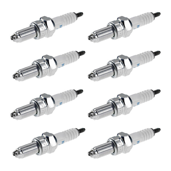 8 Spark Plugs fixed SAE connection NGK aftermarket expertise for e.g. MAZDA 2