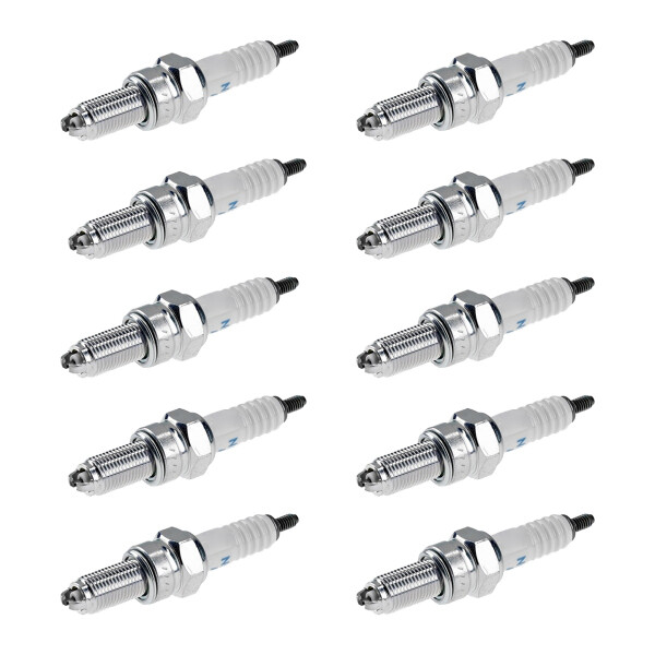 10 Spark Plugs fixed SAE connection NGK aftermarket expertise for e.g. MAZDA 2