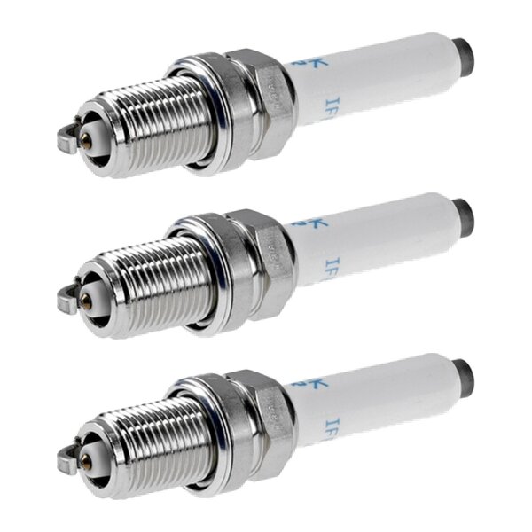 3 Spark Plugs with flat seal seat NGK aftermarket expertise for IVECO
