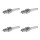 4 Spark Plugs with flat seal seat NGK aftermarket expertise for IVECO