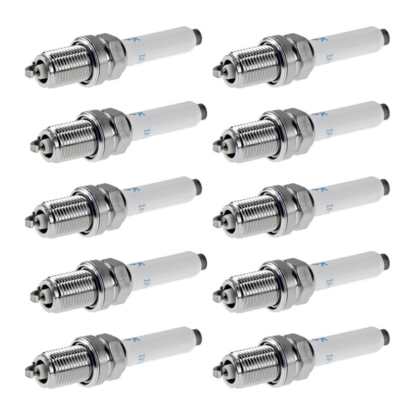10 Spark Plugs with flat seal seat NGK aftermarket expertise for IVECO