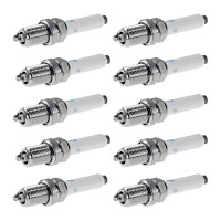 10 Spark Plugs with flat seal seat NGK aftermarket...