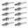 10 Spark Plugs with flat seal seat NGK aftermarket expertise for IVECO