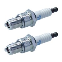 2 Spark Plugs with flat seal seat NGK aftermarket...