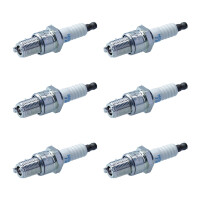 6 Spark Plugs with flat seal seat NGK aftermarket...