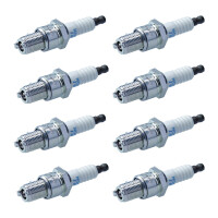 8 Spark Plugs with flat seal seat NGK aftermarket...