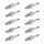 10 Spark Plugs fixed SAE connection NGK suitable for e.g. MITSUBISHI LANCER