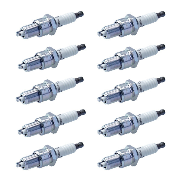 10 Spark Plugs fixed SAE connection NGK IAM expertise for various vehicles