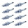 8 Spark Plugs fixed SAE connection NGK suitable for e.g. CHRYSLER VOYAGER