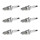 6 Spark Plugs fixed SAE connection NGK IAM expertise for IVECO and others