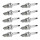 10 Spark Plugs fixed SAE connection NGK IAM expertise for IVECO and others