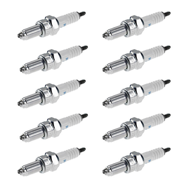 10 Spark Plugs fixed SAE connection NGK aftermarket expertise for RENAULT MEGANE