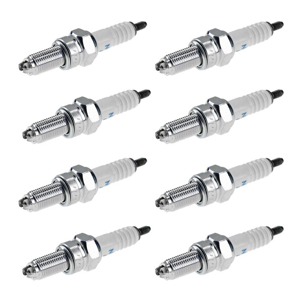 8 Spark Plugs fixed SAE connection NGK aftermarket expertise for e.g. OPEL ASTRA