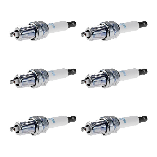6 Spark Plugs fixed SAE connection NGK aftermarket expertise for e.g. OPEL CORSA