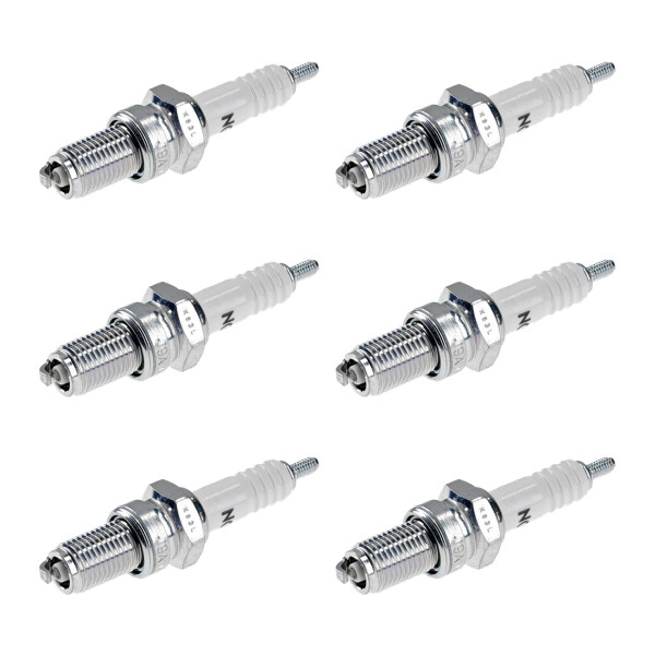 6 Spark Plugs with flat seal seat NGK aftermarket expertise for SUZUKI