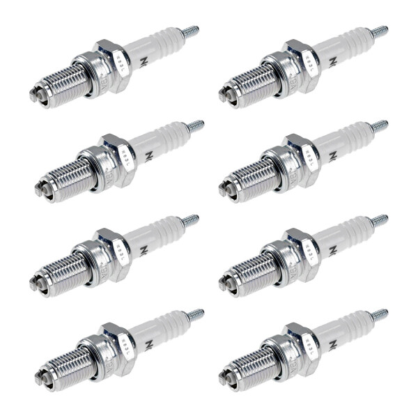 8 Spark Plugs with flat seal seat NGK aftermarket expertise for SUZUKI