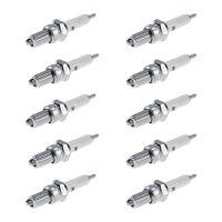 10 Spark Plugs with flat seal seat NGK aftermarket...