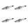 4 Spark Plugs fixed SAE connection NGK aftermarket expertise for e.g. AUDI TT