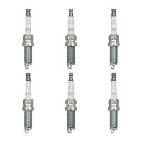 6 Spark Plugs with flat seal seat 4.7 Ohm NGK suitable...