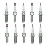 10 Spark Plugs with flat seal seat 4.7 Ohm NGK suitable...