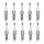10 Spark Plugs with flat seal seat 4.7 Ohm NGK suitable for MAZDA CX-30