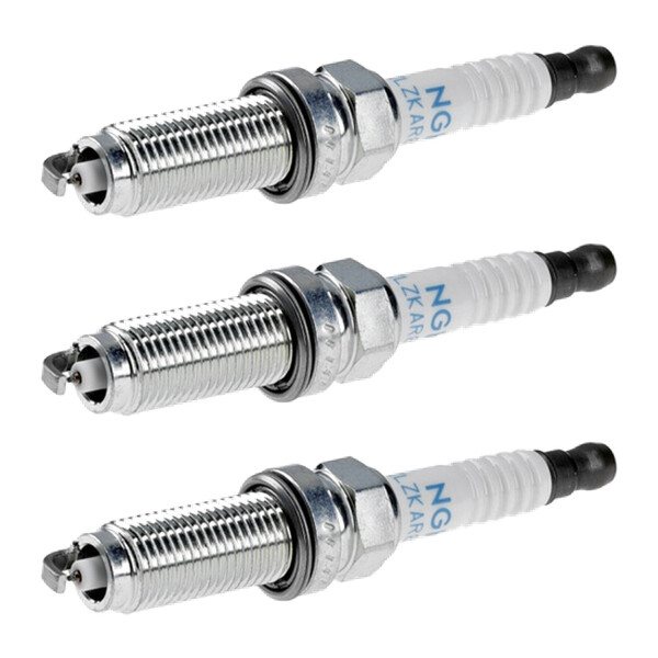 3 Spark Plugs with flat seal seat NGK suitable for HONDA CIVIC and others