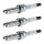 3 Spark Plugs with flat seal seat NGK suitable for HONDA CIVIC and others
