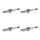 4 Spark Plugs with flat seal seat NGK suitable for HONDA CIVIC and others