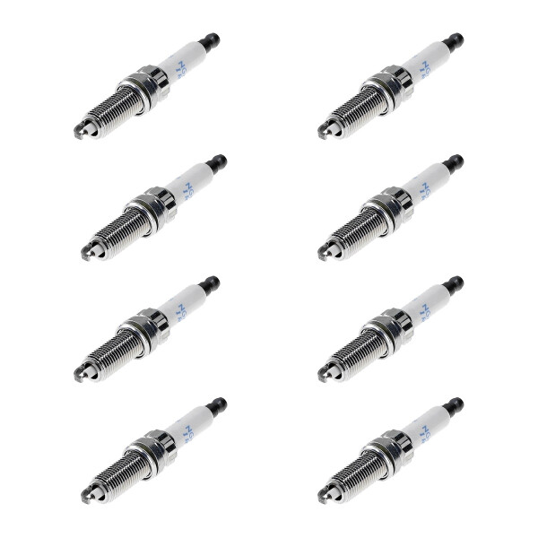 8 Spark Plugs with flat seal seat NGK suitable for PEUGEOT 308 and others