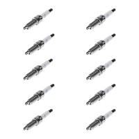 10 Spark Plugs with flat seal seat NGK suitable for...