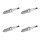 4 Spark Plugs fixed SAE connection NGK aftermarket expertise for e.g. MAZDA CX-7