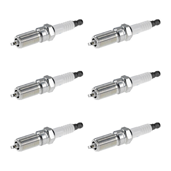 6 Spark Plugs fixed SAE connection NGK aftermarket expertise for e.g. MAZDA CX-7