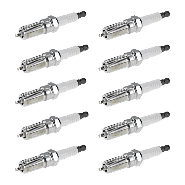 10 Spark Plugs fixed SAE connection NGK aftermarket expertise for e.g. MAZDA 5